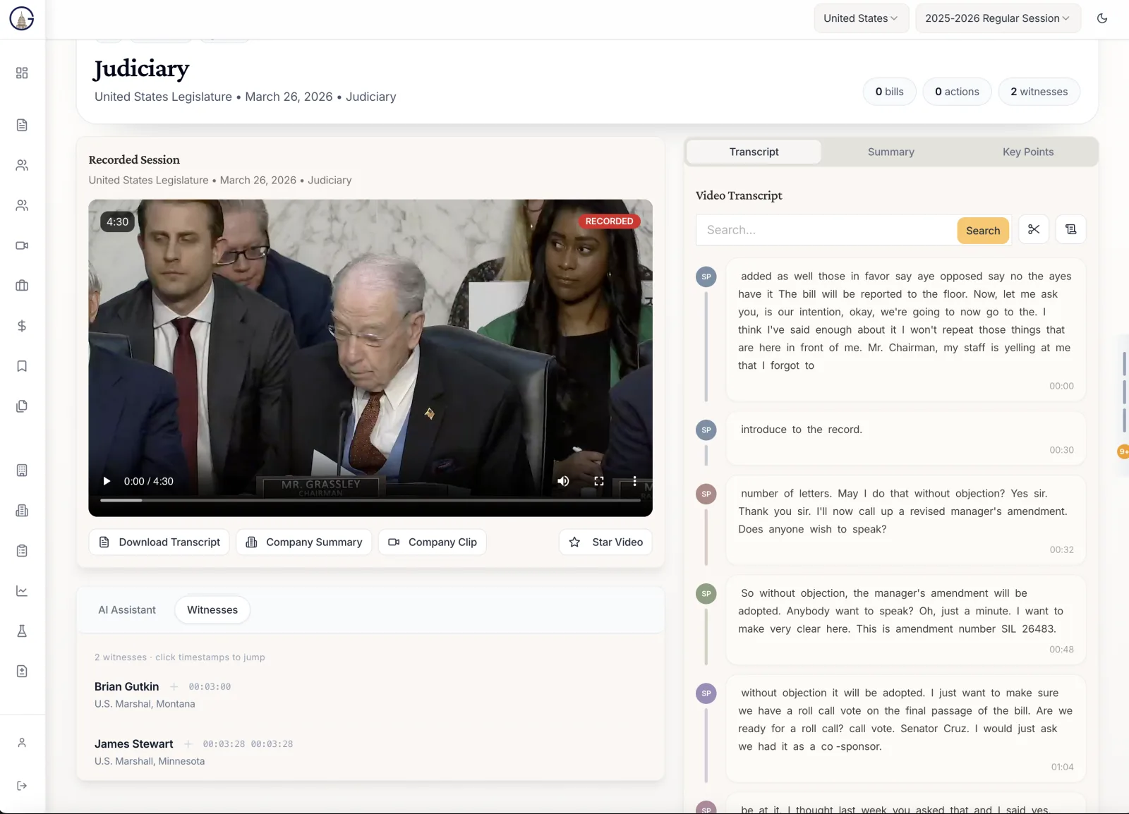 OneGov | Real-Time Legislative Intelligence Across 50 States
